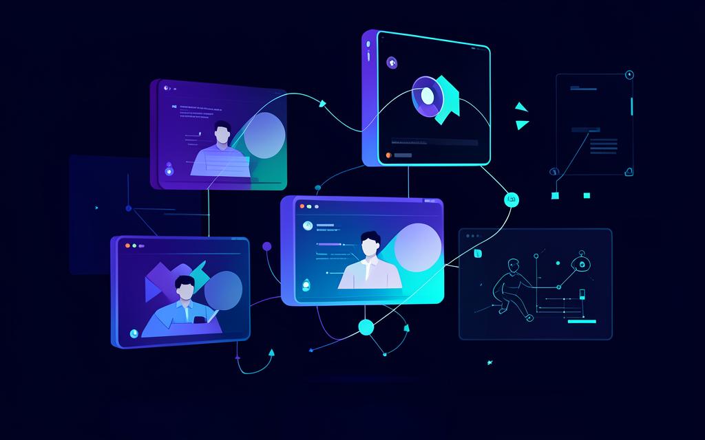 Remote collaboration panels and API diagrams