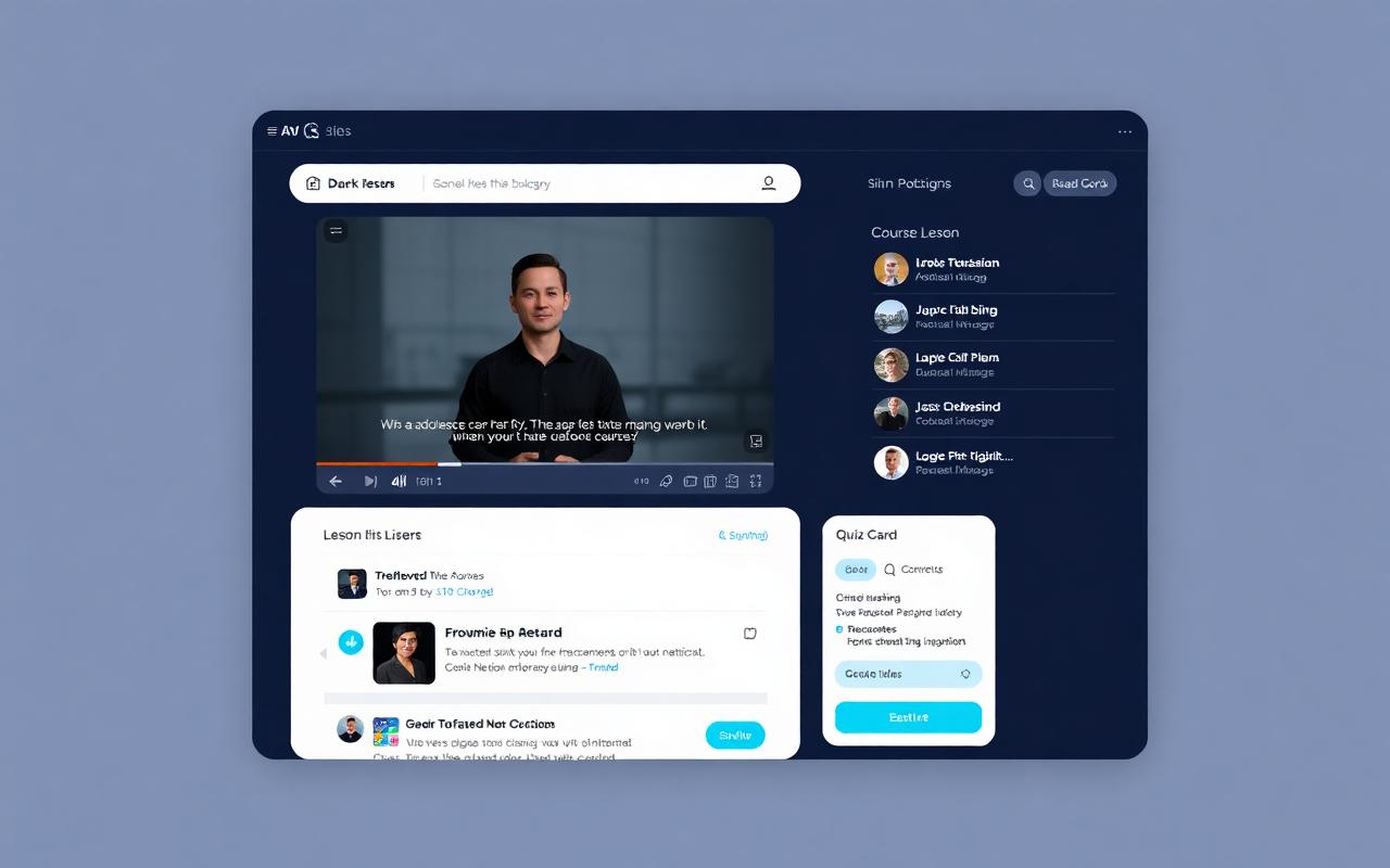 LevelUp — Bootcamp Platform interface preview